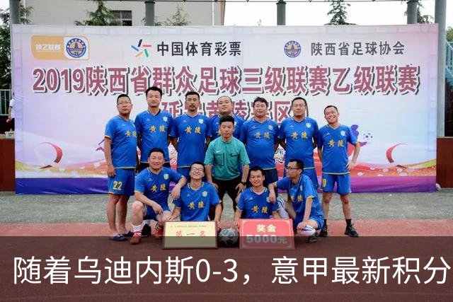 随着乌迪内斯0-3，意甲最新积分榜出炉