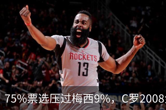 75%票选压过梅西9%，C罗2008金球奖获评历史最佳